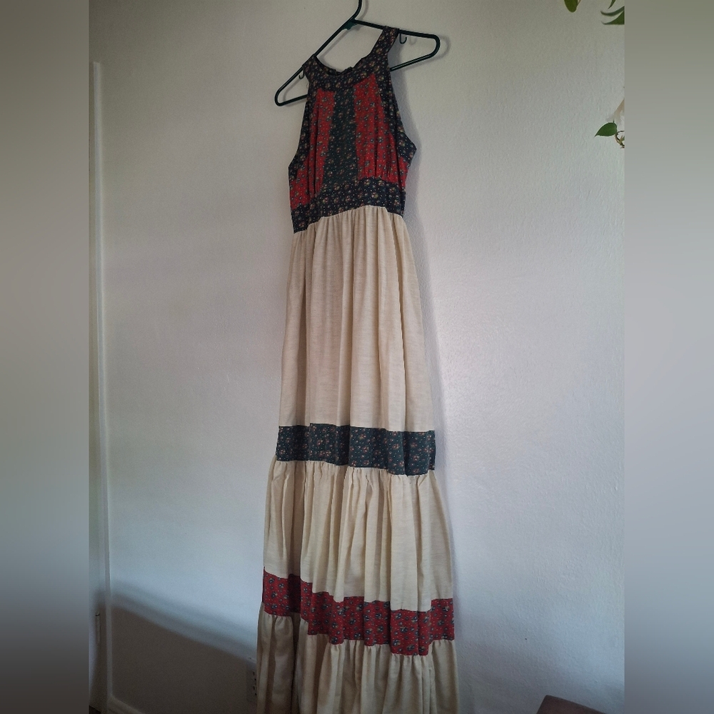 1970s Gunne Sax Tiered Prairie Dress - image 2